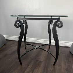 Metal End Table 