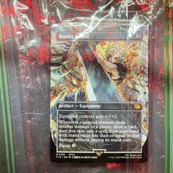 Buster Sword Full Art Mythic - Magic The Gathering Mtg 
