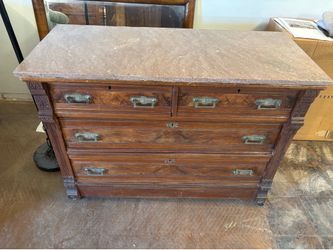 East Lake dresser with marble top