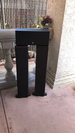 Boston tower & center speakers sets.