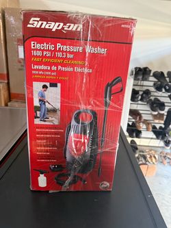 Used but in working condition come with original box Snap-On Tools 691583 Corded Pressure Washer Pump 1750 PSI 13-Amp