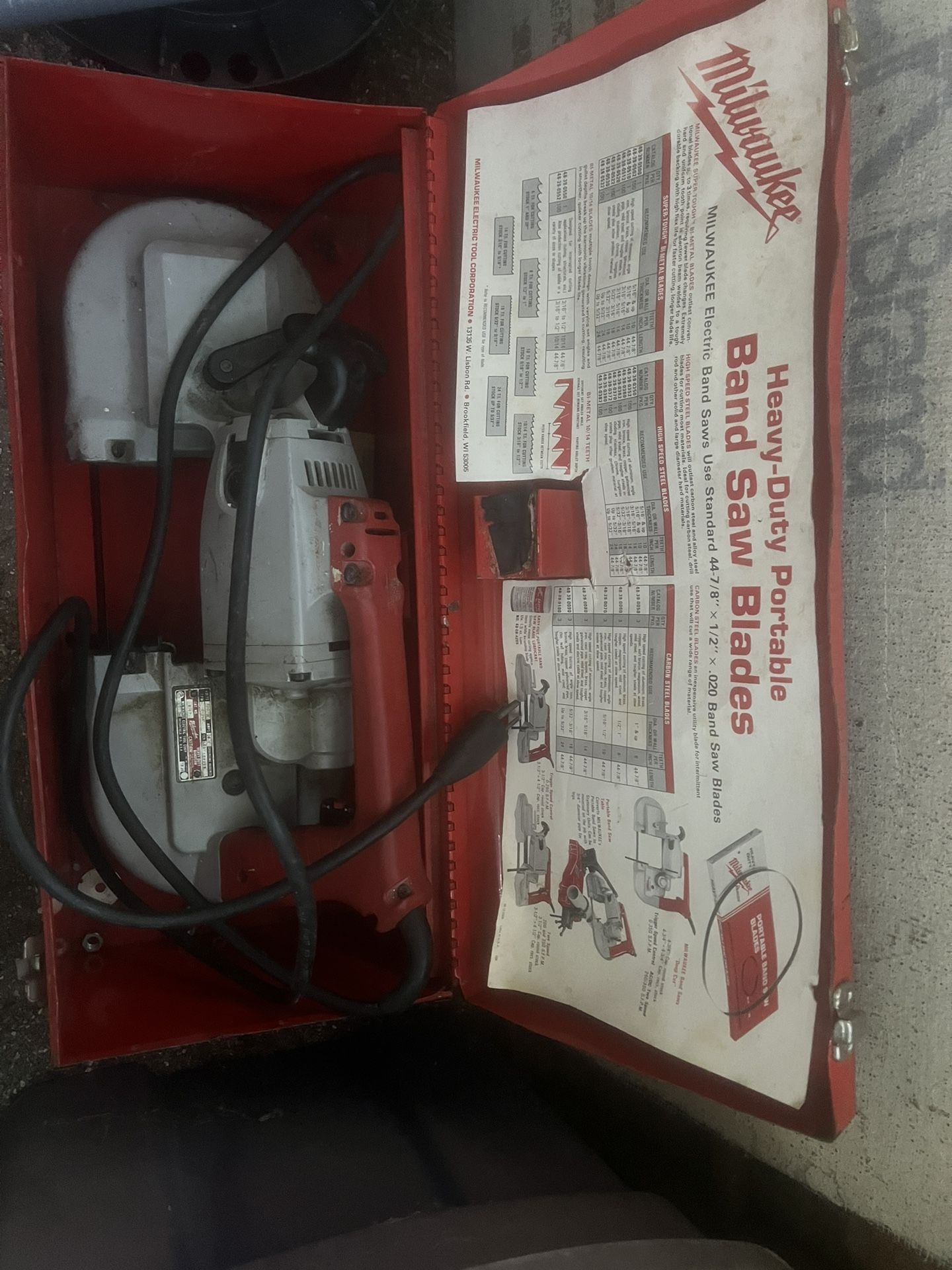 Milwaukee Band Saw