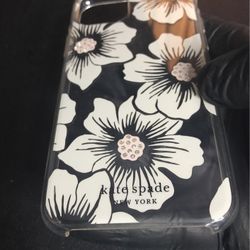 Kate Spade Protective Hardshell Case Apple iPhone 11 Pro XS / X Hollyhock Floral