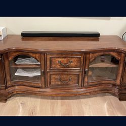 Wood TV Stand 