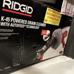 Rigid K 40 powered drain cleaner With AutoFeed
