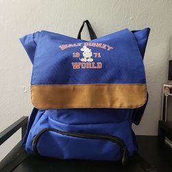 Walt Disney World Mickey Backpack Large Drawstring Blue 1971 15"H x 17.5"W x 6"D
All Zippers work
Clean and from a smoke free home
