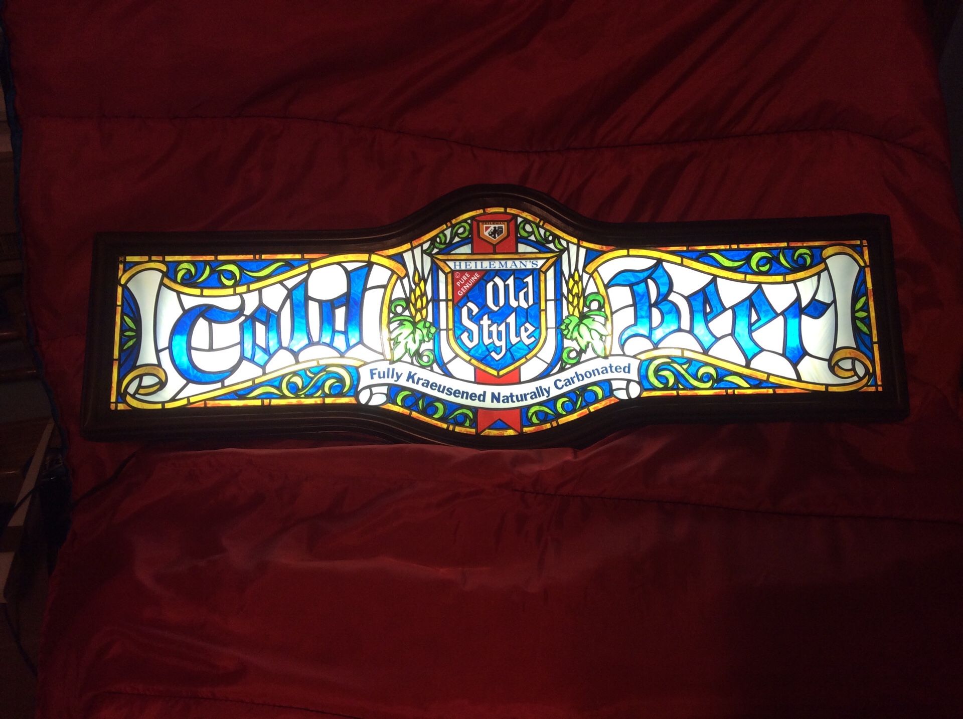 Vintage Old Style Beer Neon Sign