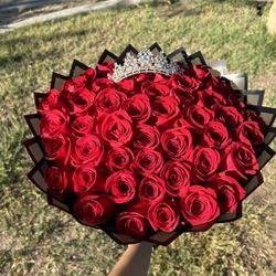 Red Rose Bouquet/ramo Buchón 