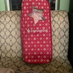 American girl doll carring case back pack