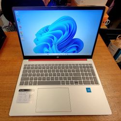 Fixed Price: RED HP 15.6" Notebook Intel Quad Core/ 16GB RAM/ 128 GB SSD WIN 11 #0366