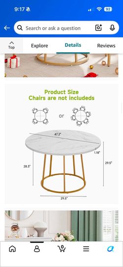 Table & chair set