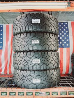 ✅ 4 Used Tires LT275/70R18 GOODYEAR WRANGLER DURATRAC KEVLAR 275 70 18