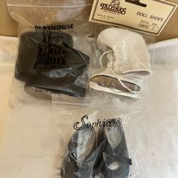 3 Pairs of Doll Size Speciality Shoes 
