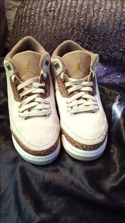 These are Jordan Air Jordan 3 Retro "Palomino