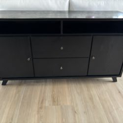 Black Credenza 60”W X 19” D X 33”H