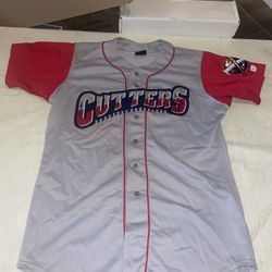 #16 Williamsport Cutters Game Used Worn Jersey Wilson Gray MiLB MLB