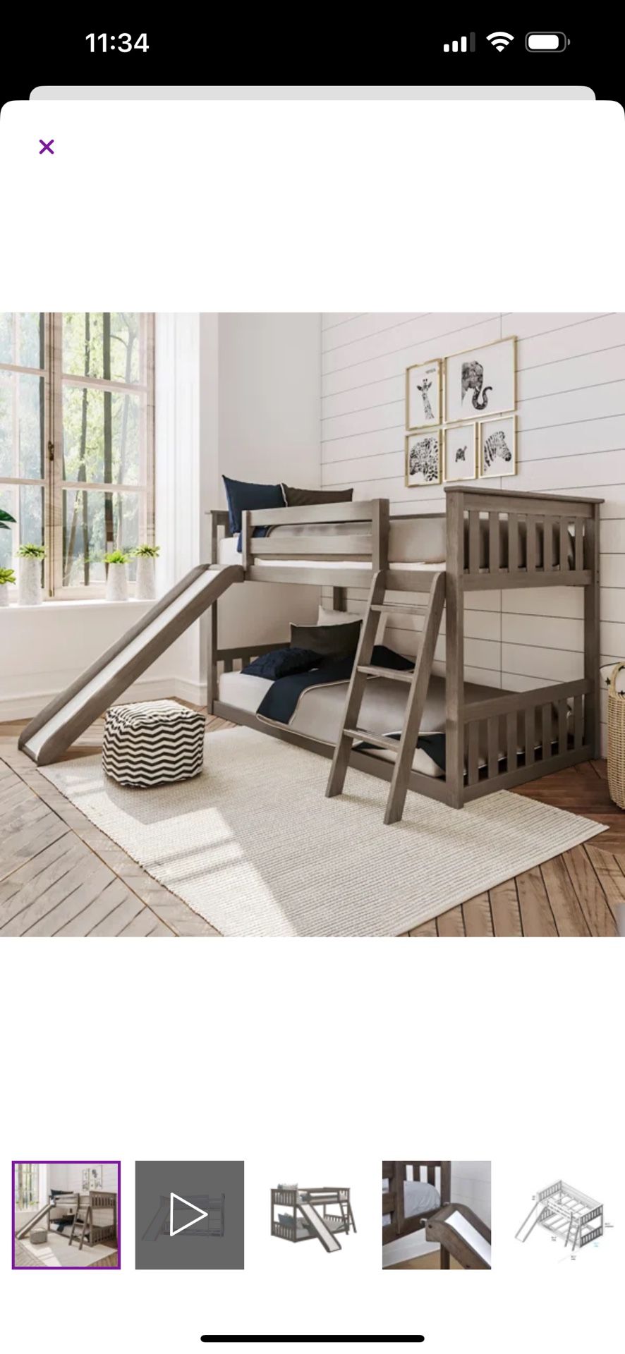 Bunk Bed with Mattresses For Sale