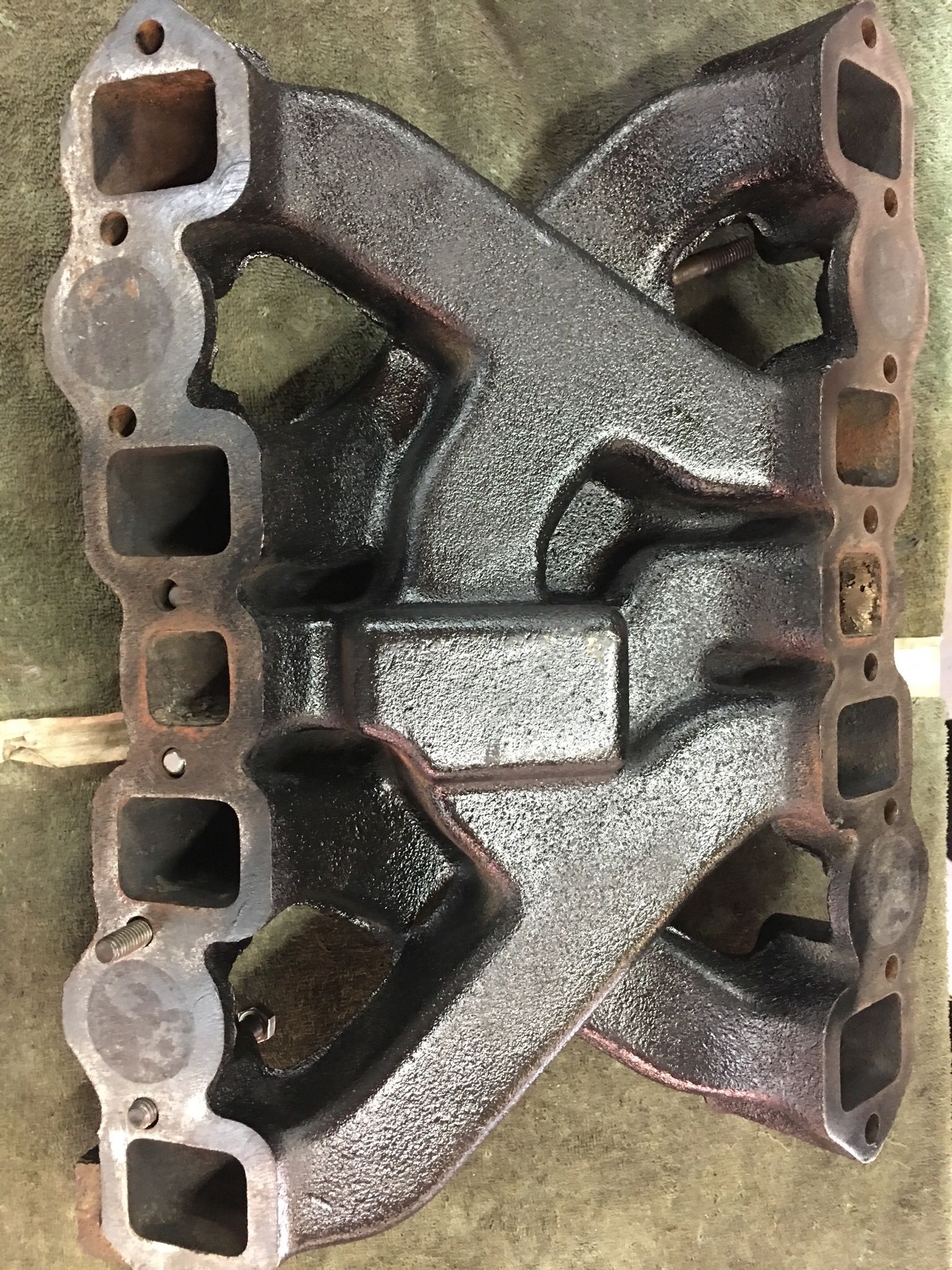 Hemi 392 Intake And Carb And Valley Pan