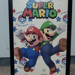 Super Mario Bros And Luigi Frame Nintendo