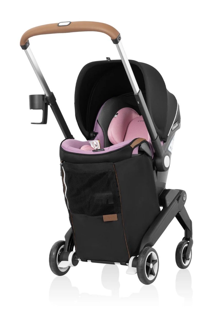 SHYFT DUALRIDE INFANT CAR SEAT STROLLER COMBO WITH CARRYALL STORAGE &  EXTENDED CANOPY