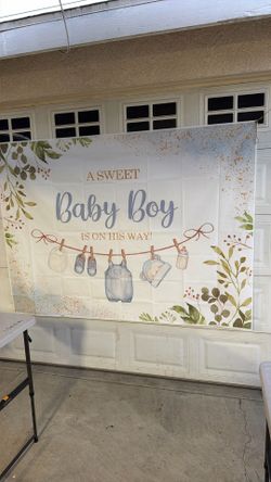 Baby shower Boy Banner