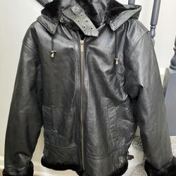 New Black Genuine Leather Jacket