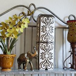 Mosaic Lanterns, Elephant, Bohemian Vase, Silk Orchid