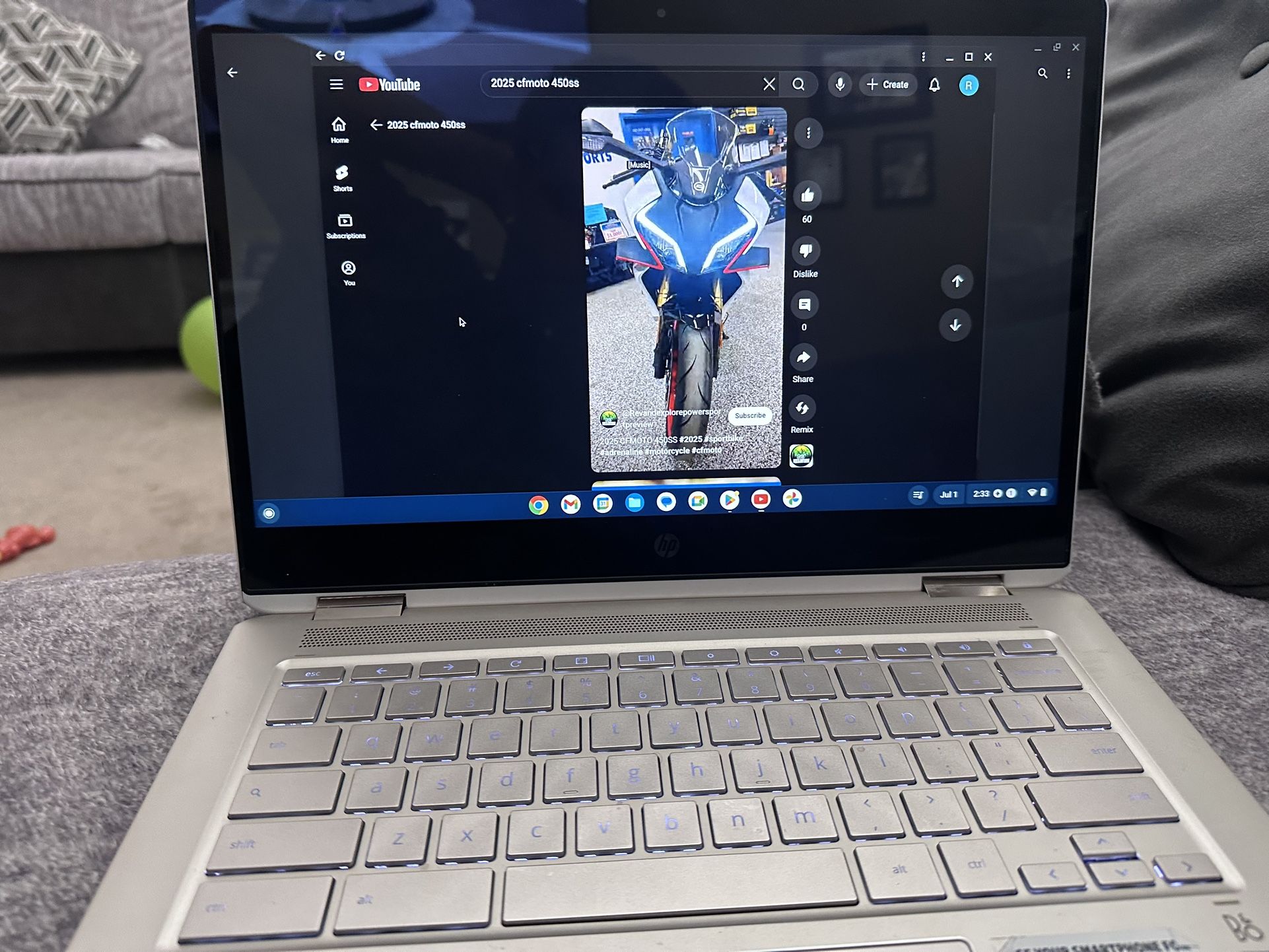 HP Chromebook X360 