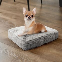 NEW Plush Dog Bed, Bessie & Barnie Extra Plush Faux Fur Dog Bean Bag Bed !
