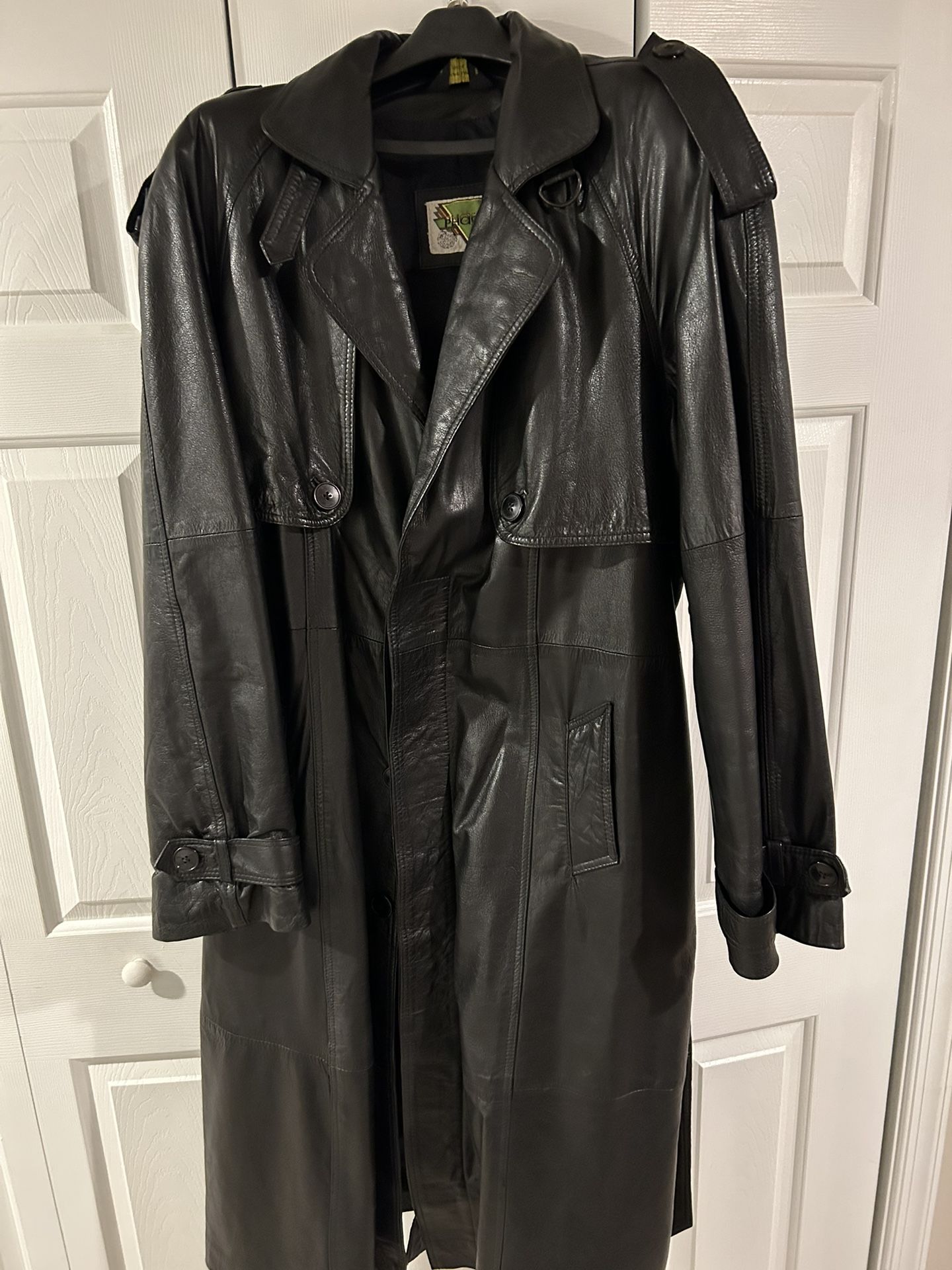 Leather Trench Coat