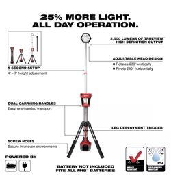 M18 18-Volt Lithium-Ion Cordless Rocket Dual Power Tower Light (Tool-Only)  