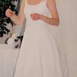 White wedding dress