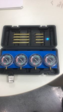 Motorcycle 4 Cylinder Sync Gauges Kit ( Prokomon)