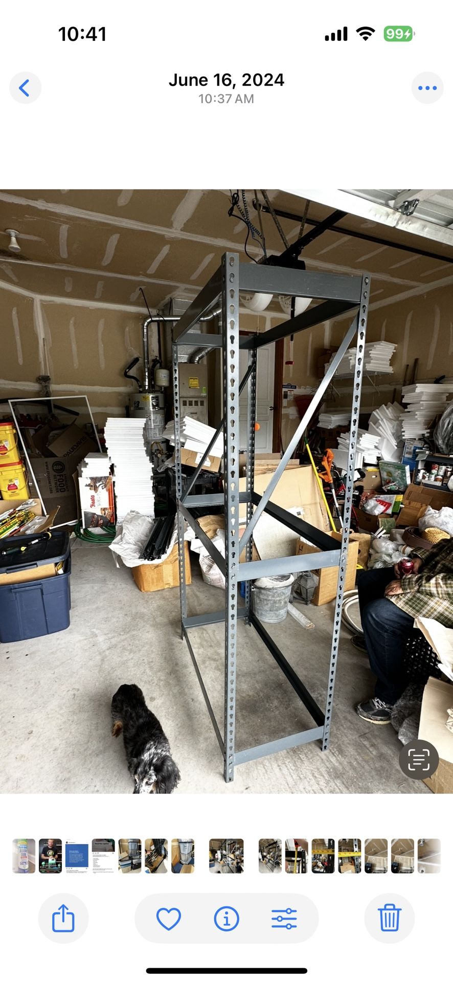 Metal Shelves (FRAME ONLY)