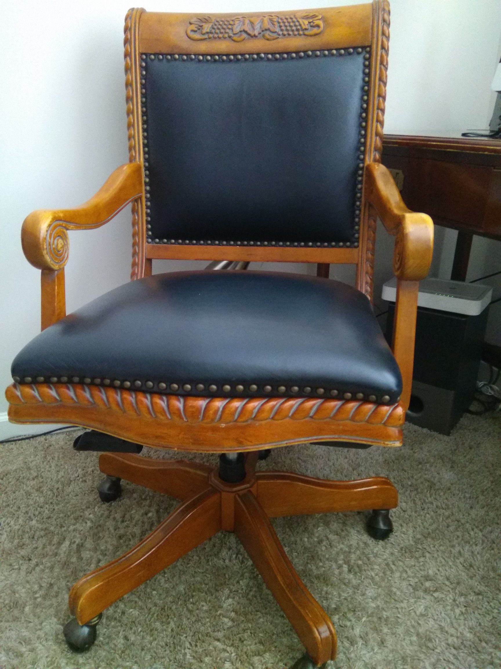Office Chair, solid Hand made MAKE OFFER