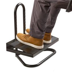 Adjustable Footrest, 9 Position Textured Platform,