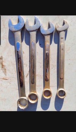 4pc Wrenches Metric Size 13 Thru 17. Missing 16.