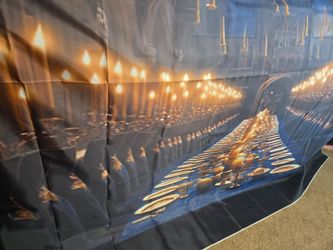 Large Photo Backdrop, Party Decoration, Wizarding World Room Decor, 6 ft x 7.5 ft (70.8'' x 90.5''),