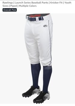 Brand new Rawlings Launch Series Knicker baseball pants youth