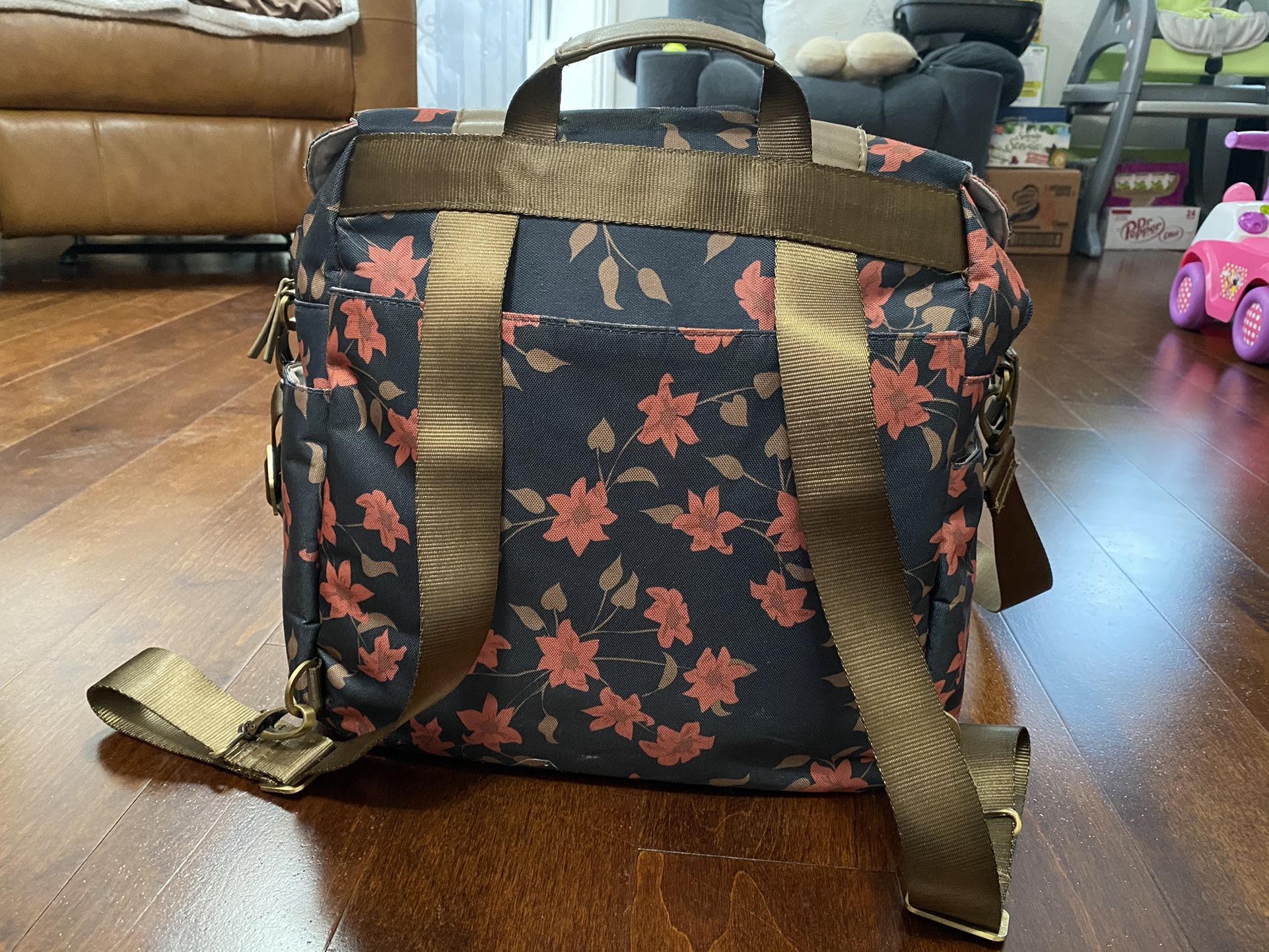 JJ Cole Disper Bag-Floral