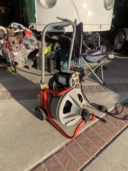 Drain Cleaning Snake Auger 120-volt Drum Machine