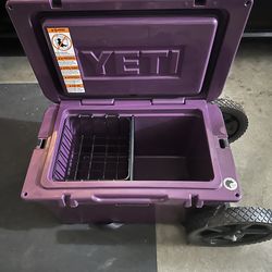 YETI Tundra 45 Nordic Purple Hard Cooler with Wheel Kit and Cutting Board/Divider