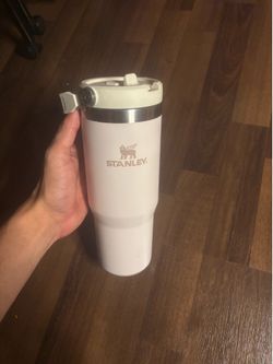 Stanley The IceFlow Flip Straw Tumbler 30oz - Cream / Pink Tint