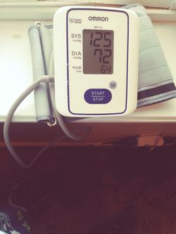 Omron blood pressure monitor