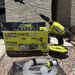 RYOBI ONE+ HP 18V Brushless EZClean 600 PSI 0.7 GPM Cordless Cold Water Power Cleaner (Tool Only) 