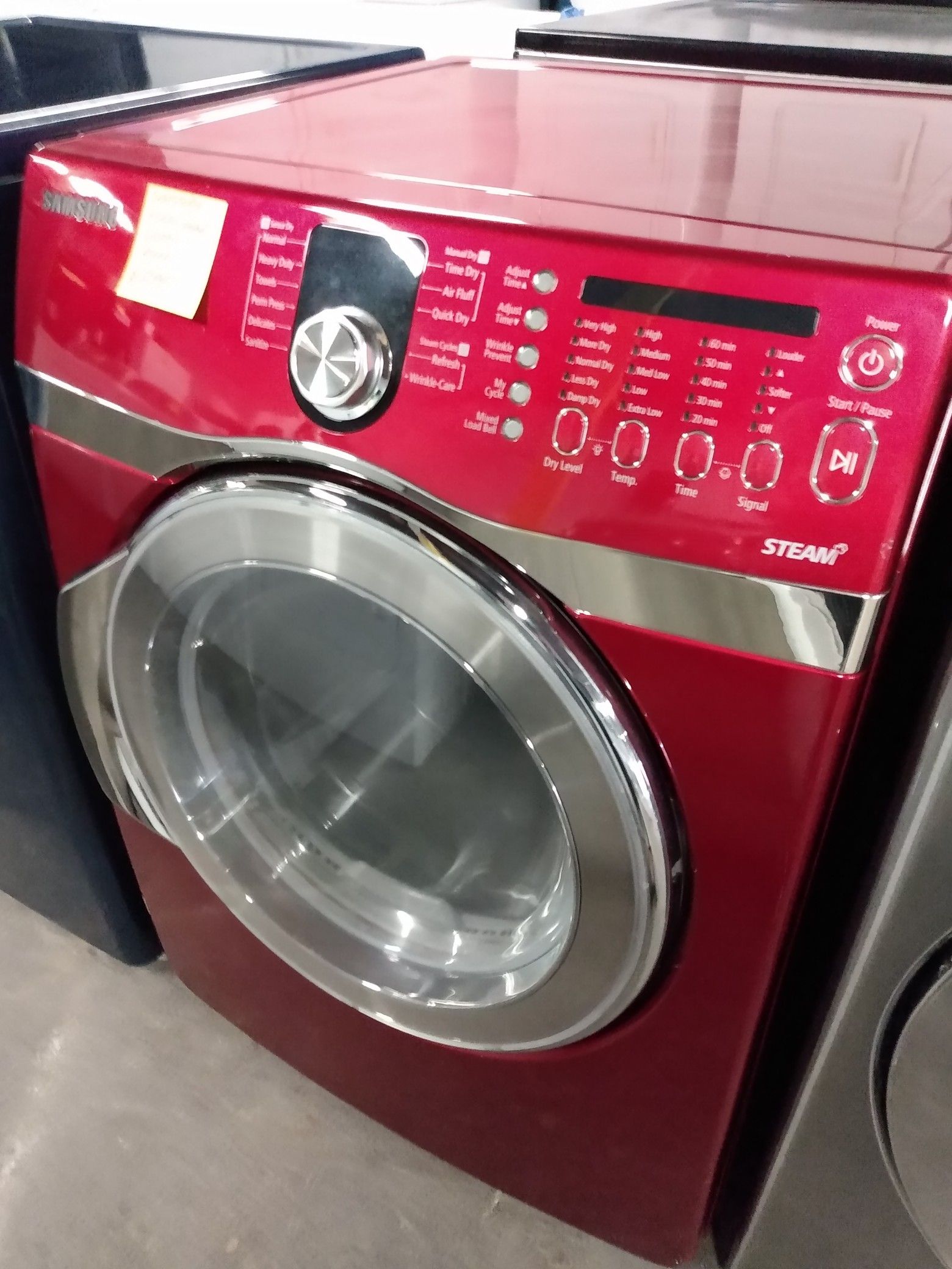 Samsung front load steam electric dryer working perfectly