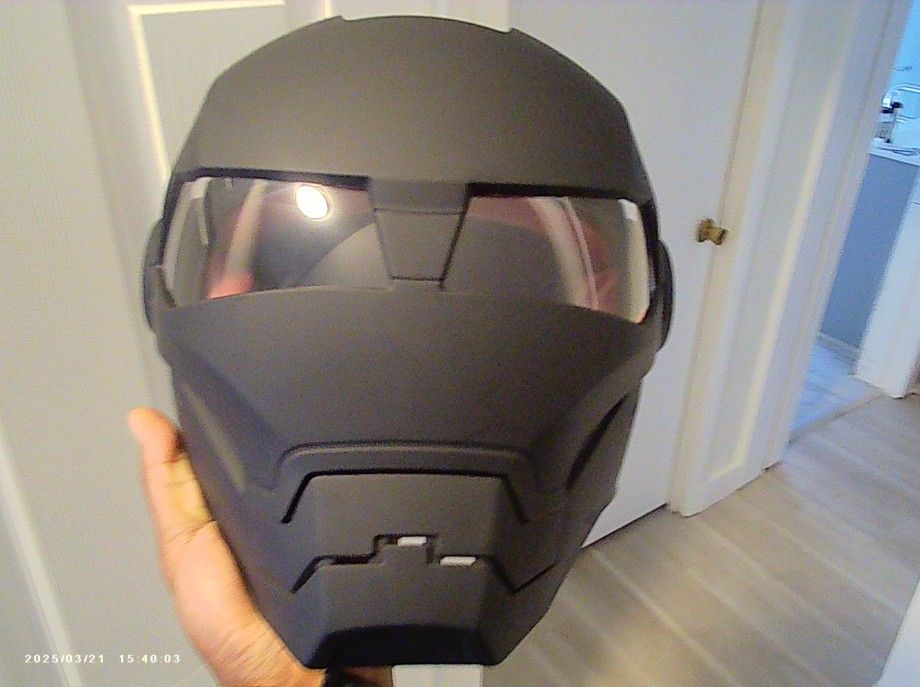 XL Iron Man Helmet D.O.T Approved 