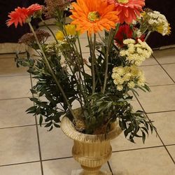 Artificial Flowers With Flower Pot 