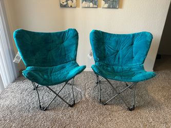 Fabric Folding Butterfly Chairs (2)