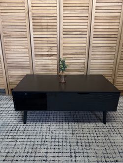 Black coffee table